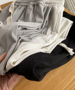 Ice Silk Men's Loose Casual Pants