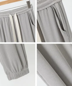 Ice Silk Men's Loose Casual Pants