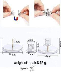 Magnetic Curtain Holder Clip Set