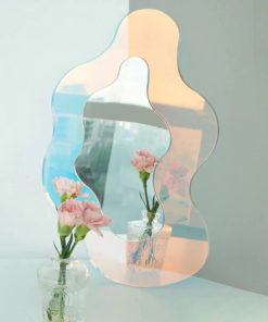 Decorative Wavy Colorful Mirror