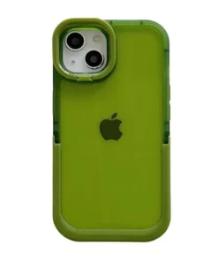 Double Stand Transparent TPU iPhone Case