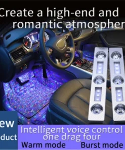 Music Car Interior LED Multicolor Strip Lights