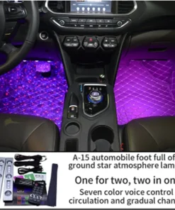 Music Car Interior LED Multicolor Strip Lights
