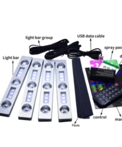 Music Car Interior LED Multicolor Strip Lights