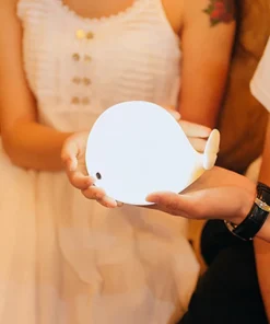 Baby Whale Silicone Night Light