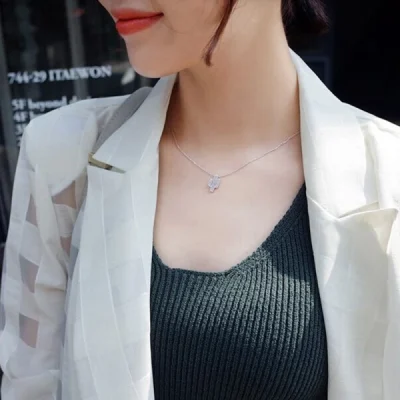 Dainty Desert Cactus Necklace Pendant