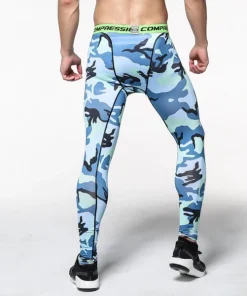 Mens Camo Leggings For Workout