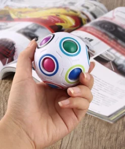 Match The Color Rainbow Puzzle Ball Fidget Toy