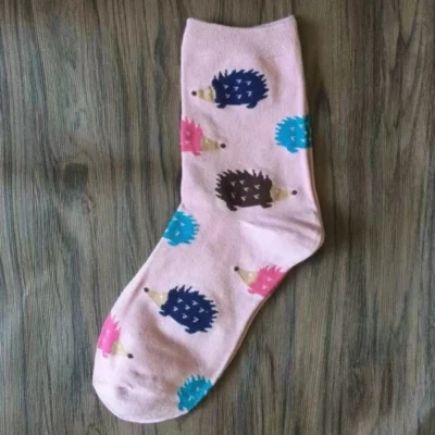 Cute Animal Print Hedgehog Socks