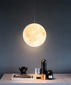 3D Hanging Moon Lamp For Home Decor