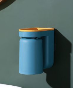 Wall-Mounted Magnetic Toothbrush Holder