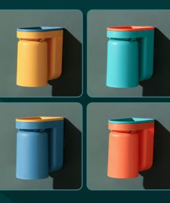 Wall-Mounted Magnetic Toothbrush Holder