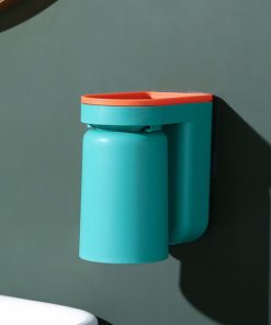 Wall-Mounted Magnetic Toothbrush Holder