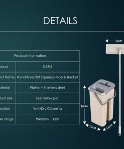 4 in 1 Multifunctional Hands Free Mop