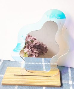 Decorative Wavy Colorful Mirror