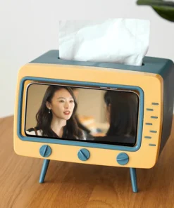 2 In 1 Mobile Phone Viewing Bracket & TV Tissue Box