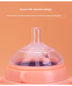 Newborn Baby Bottle with Straw