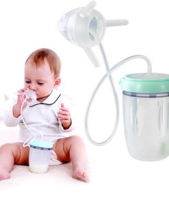 Newborn Baby Bottle with Straw