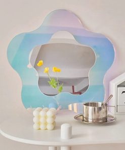 Decorative Wavy Colorful Mirror