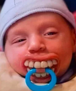 Funny Teeth Baby Pacifiers