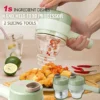 4 In 1 Handheld Electric Vegetable Cutter Set