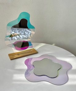 Decorative Wavy Colorful Mirror