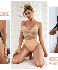 Tummy Control Thong - Peachy Shapewear