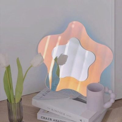 Decorative Wavy Colorful Mirror