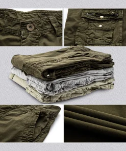 Mens Cotton Stylish Durable Cargo Shorts
