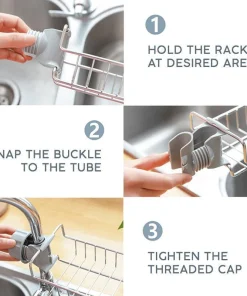 Kitchen Sink Organizer Rack