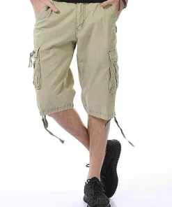 Mens Cotton Stylish Durable Cargo Shorts