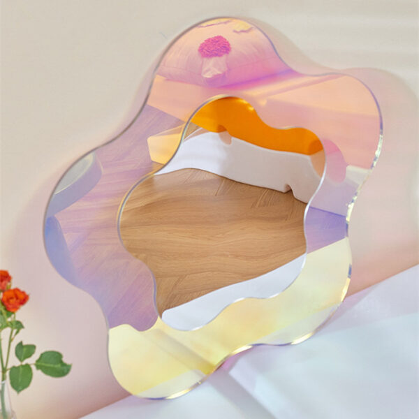 Decorative Wavy Colorful Mirror