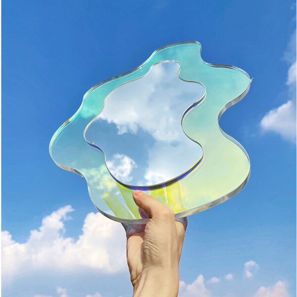 Decorative Wavy Colorful Mirror