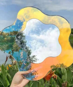 Decorative Wavy Colorful Mirror