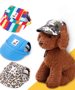 Dog Hat Adjustable Baseball Cap With Ear Holes