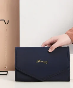 Foldable Velvet Travel Accessory Pouch