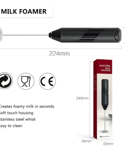 Milk Frother Electric Foam Maker Drink Mixer