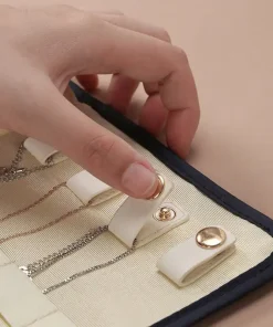 Foldable Velvet Travel Accessory Pouch