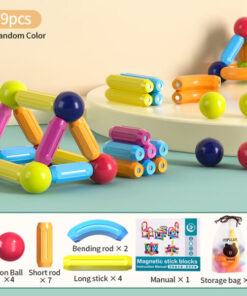 Magnetic Construction Stick Building Blocks Set
