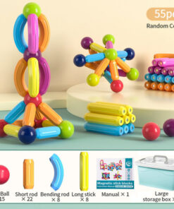 Magnetic Construction Stick Building Blocks Set
