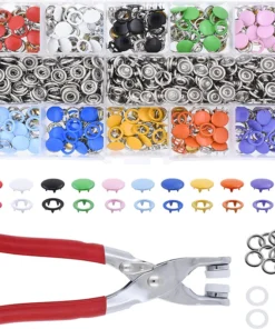 Metal Snap Buttons With Fastener Pliers Press Tool Kit