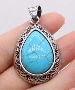 Metal Color Gemstone Pendant