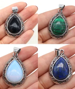 Metal Color Gemstone Pendant