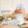 Newborn Baby Bottle with Straw