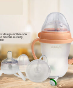 Newborn Baby Bottle with Straw