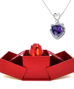 Rose Necklace Gift Set