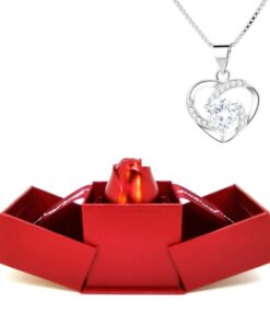 Rose Necklace Gift Set