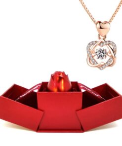 Rose Necklace Gift Set