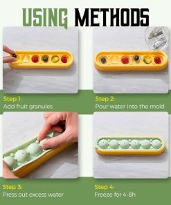 6 Balls Silicone Ice Mold