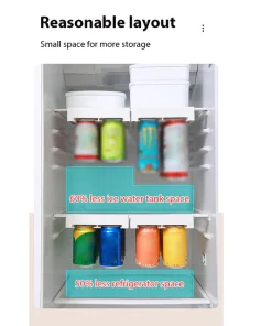 Hanging Soda Can Storage Rack For Fridge